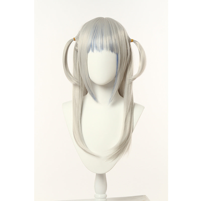 Hololive VTuber virtual anchor Kawu Gula shark cosplay costume wig