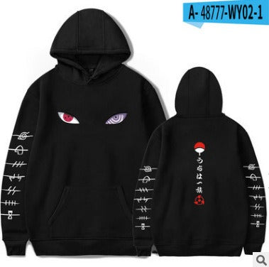 New Japanese anime Japanese cloud print pullover hoodie, oversized loose hoodie, men's and women's top