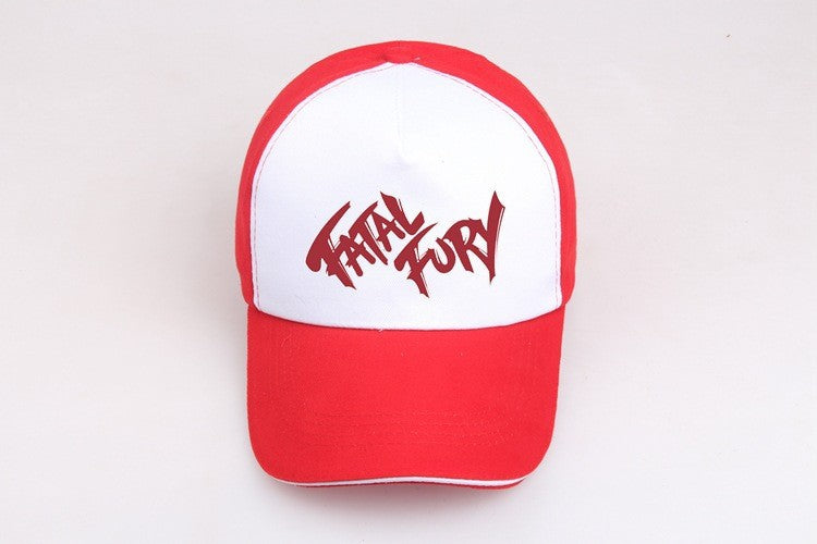 Game anime cartoon boxing character pure cotton printed baseball cap net hat summer outdoor